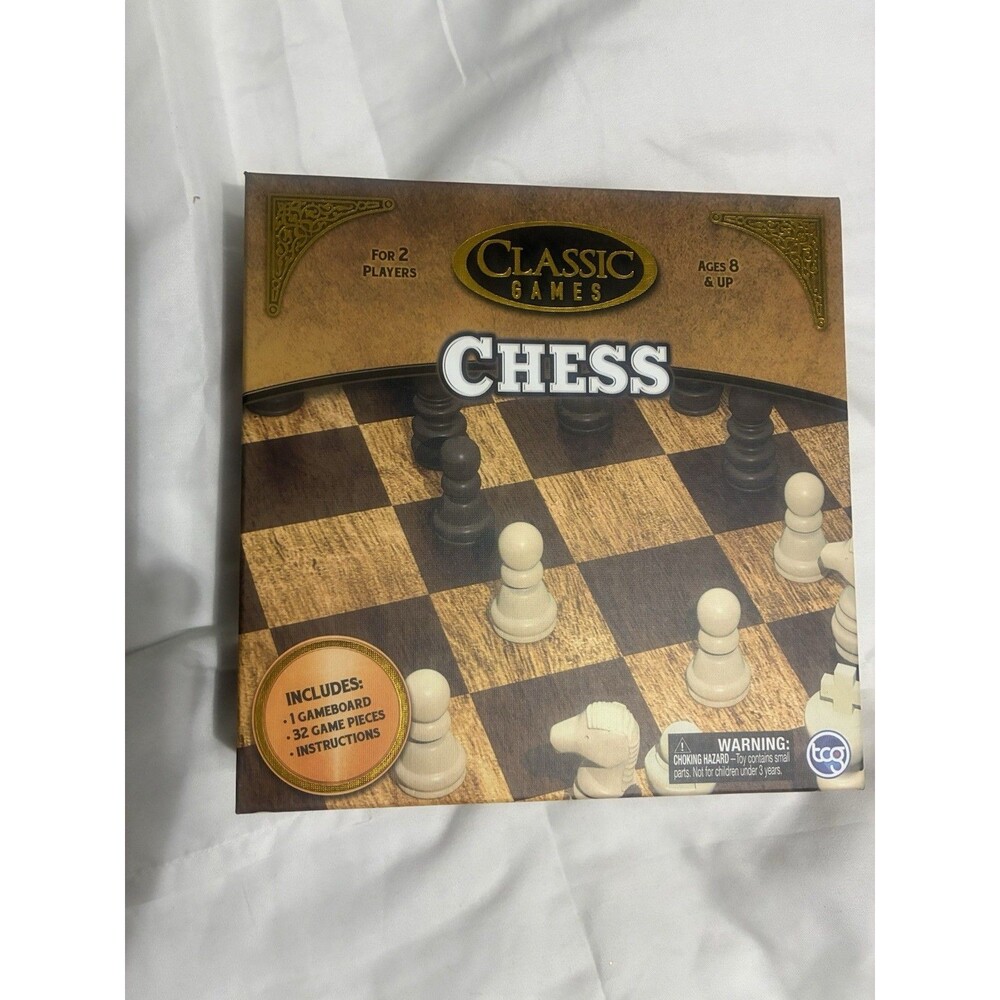 Chess Board Game By Classic Games TCG Toys Includes 32 Pieces 1 Chessboard